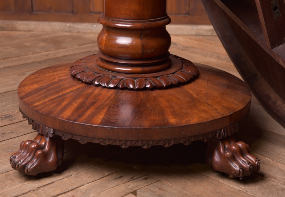 William 4th Mahogany snap top table View XII