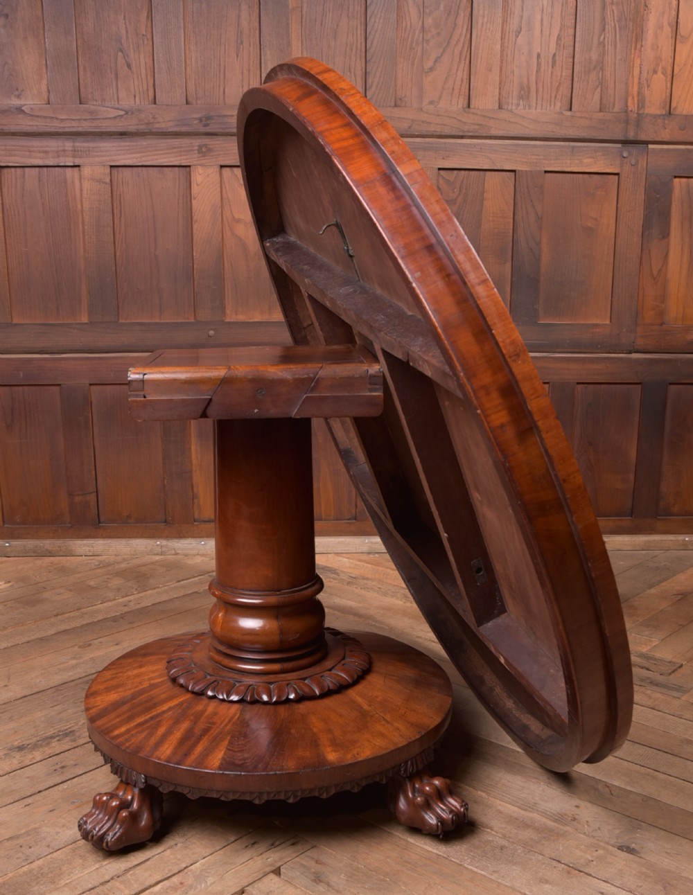 William 4th Mahogany snap top table View XV