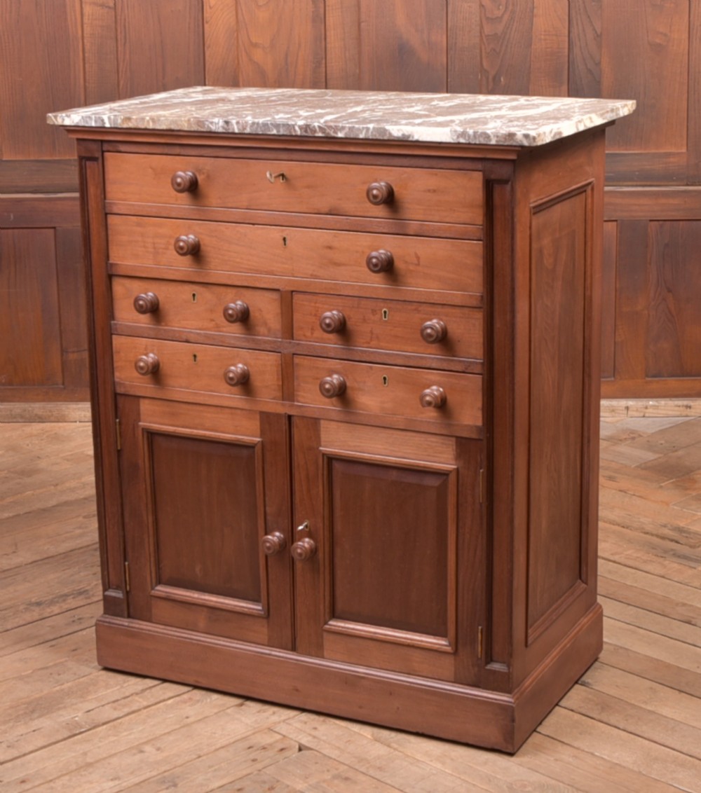 Edwardian Red Walnut Dental Cabinet View II