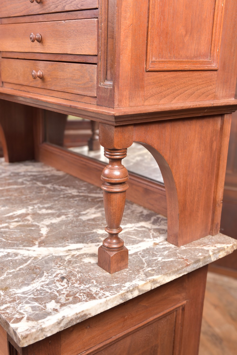 Edwardian Red Walnut Dental Cabinet View V