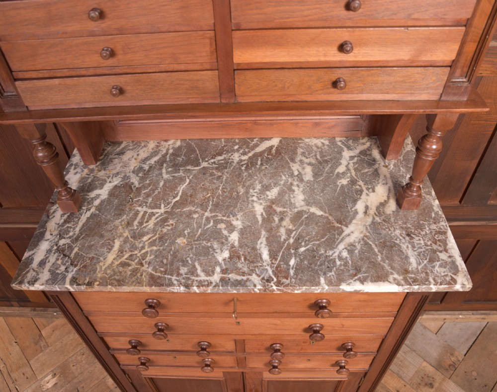 Edwardian Red Walnut Dental Cabinet View XVIII