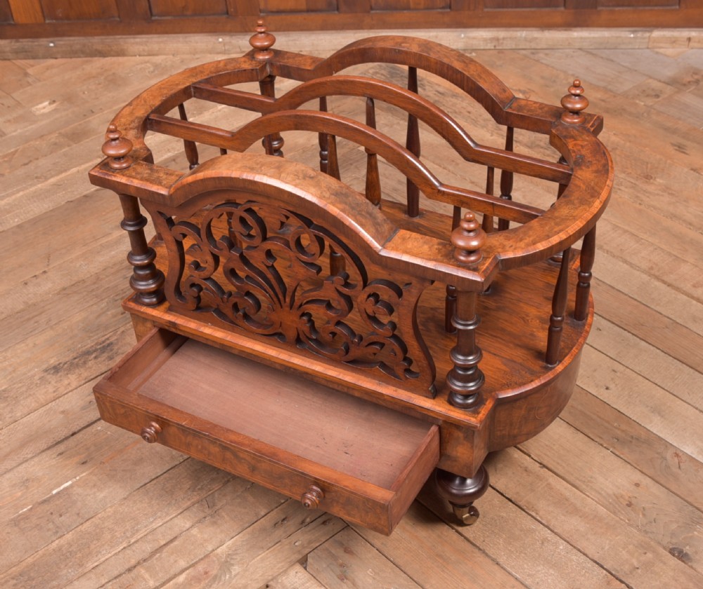 Victorian Walnut Canterbury View VIII
