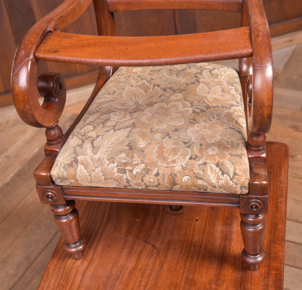 Victorian Mahogany High Chair View II