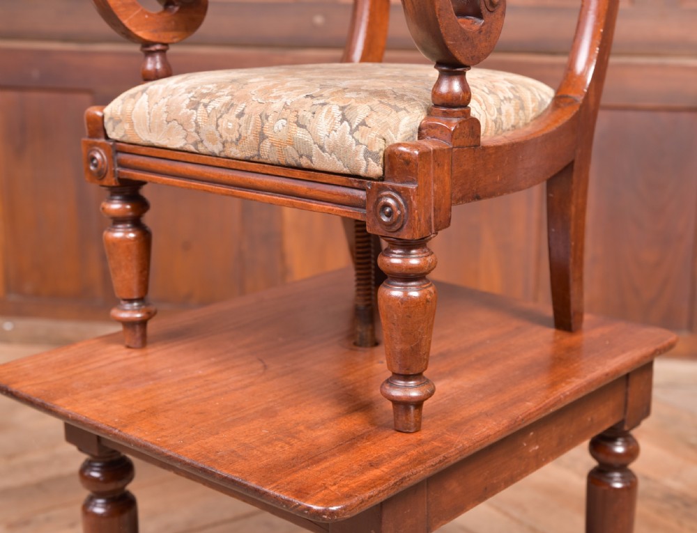 Victorian Mahogany High Chair View III