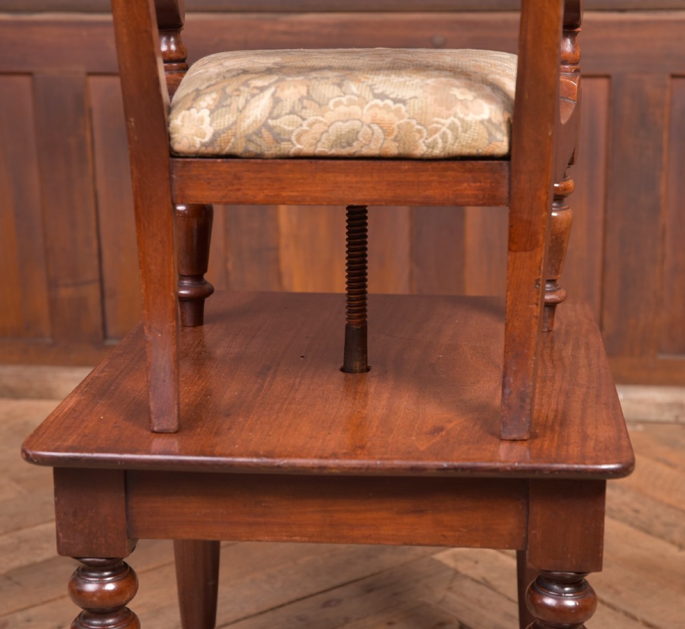 Victorian Mahogany High Chair View XVI