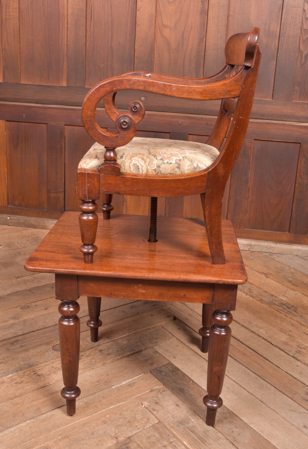 Victorian Mahogany High Chair View XVII