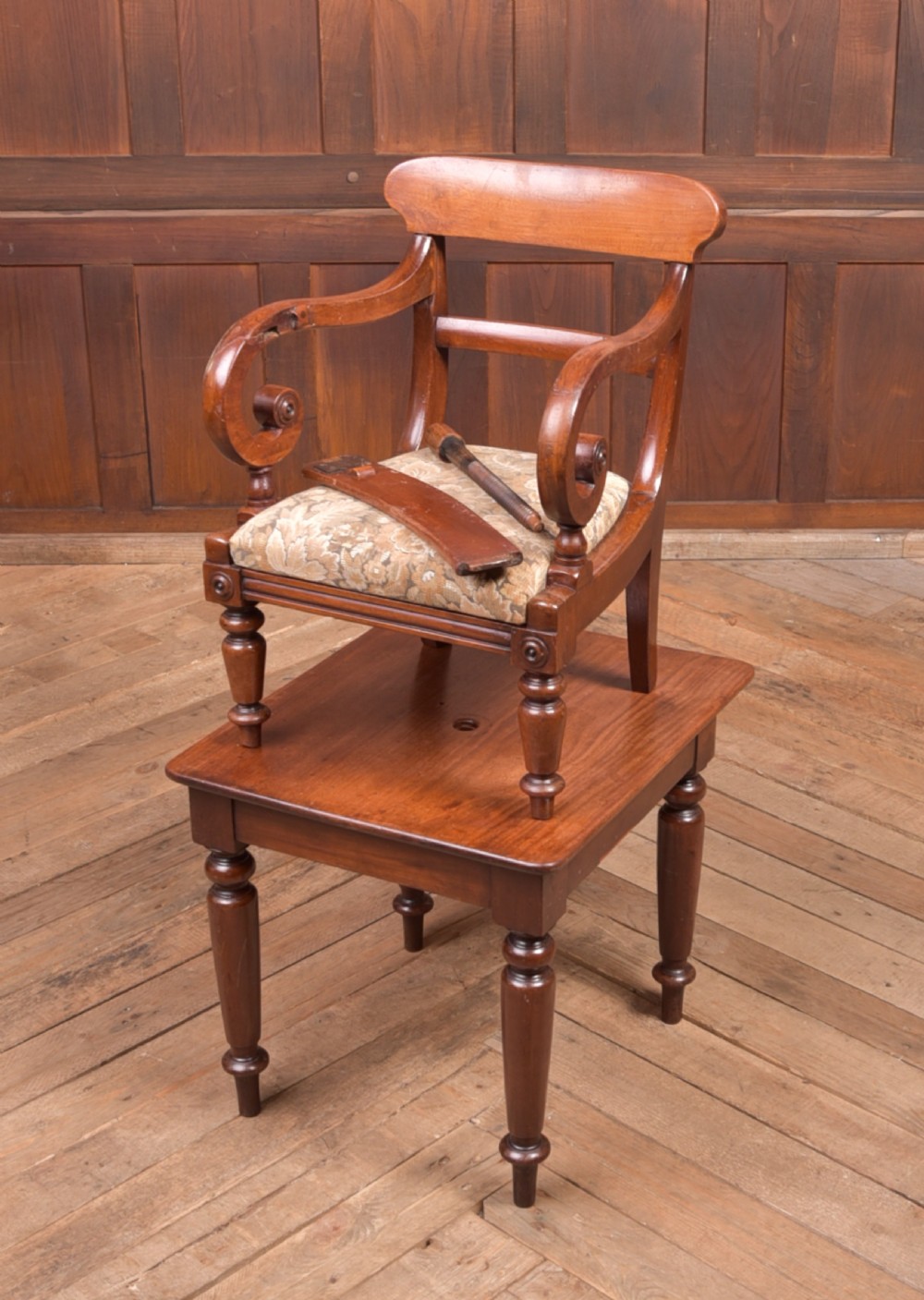 Victorian Mahogany High Chair View XXII