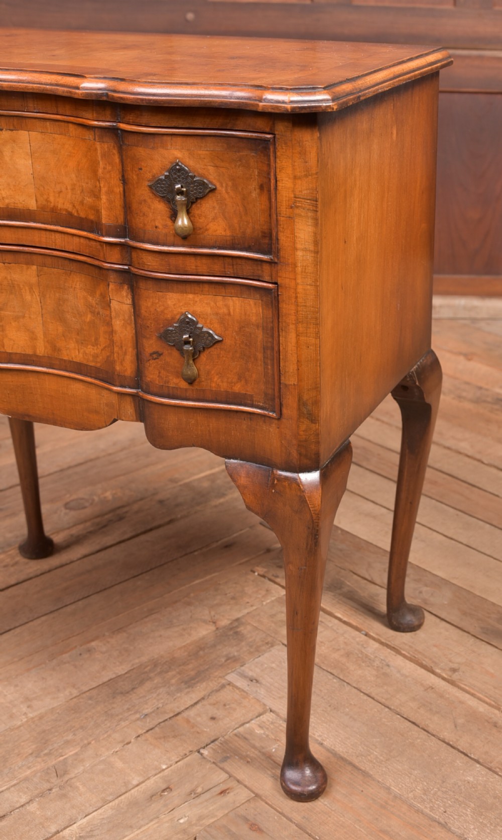 Edwardian Serpentine chest by Bickers of Dewsbury View VI