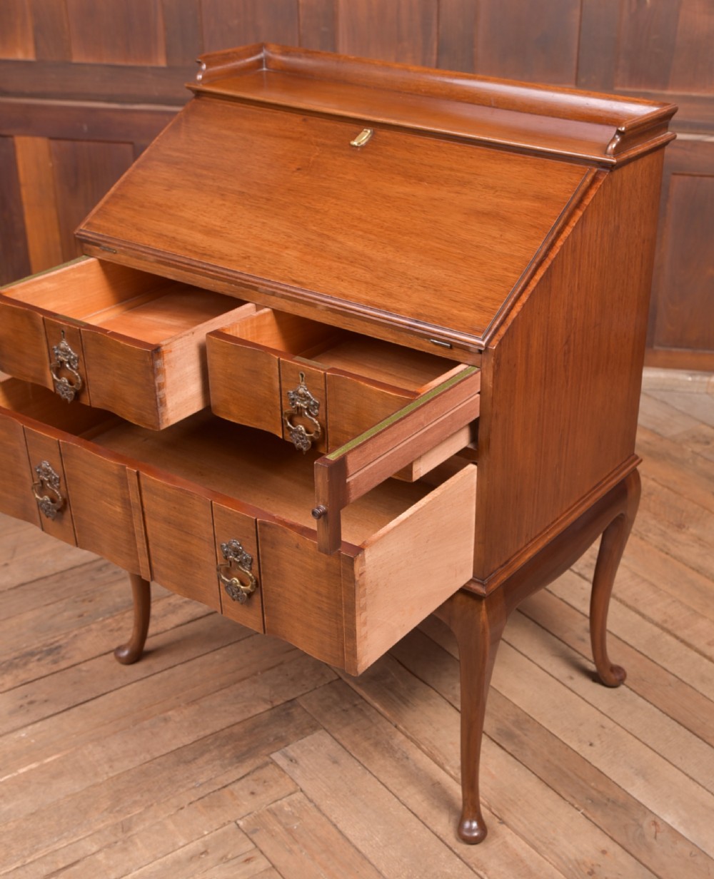 Edwardian Mahogany Ladies Writing Bureau View IX