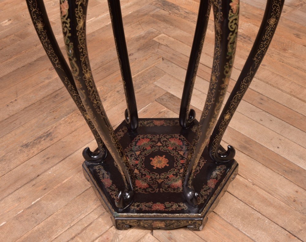 Edwardian Japanese Lacquered stand View V