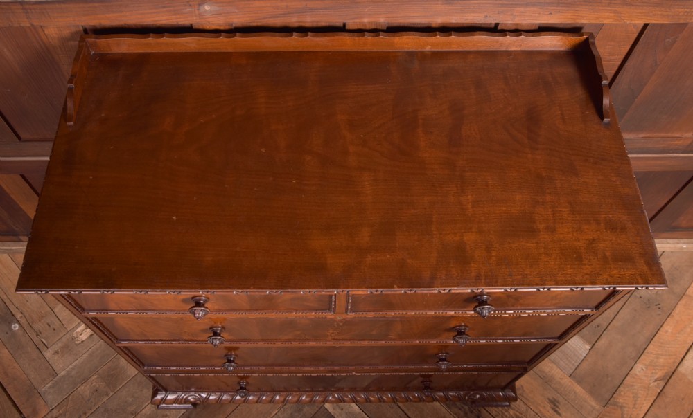 Edwardian Flame Mahogany Chest of Drawers







 View VII