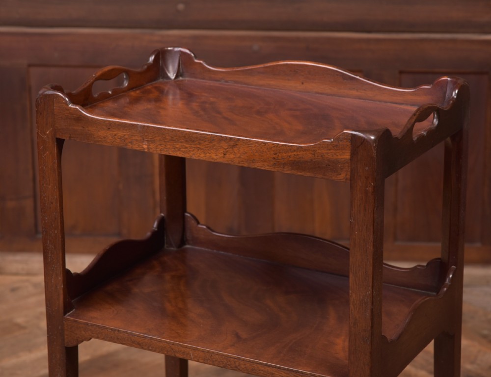 Georgian Mahogany Bedside Table View II