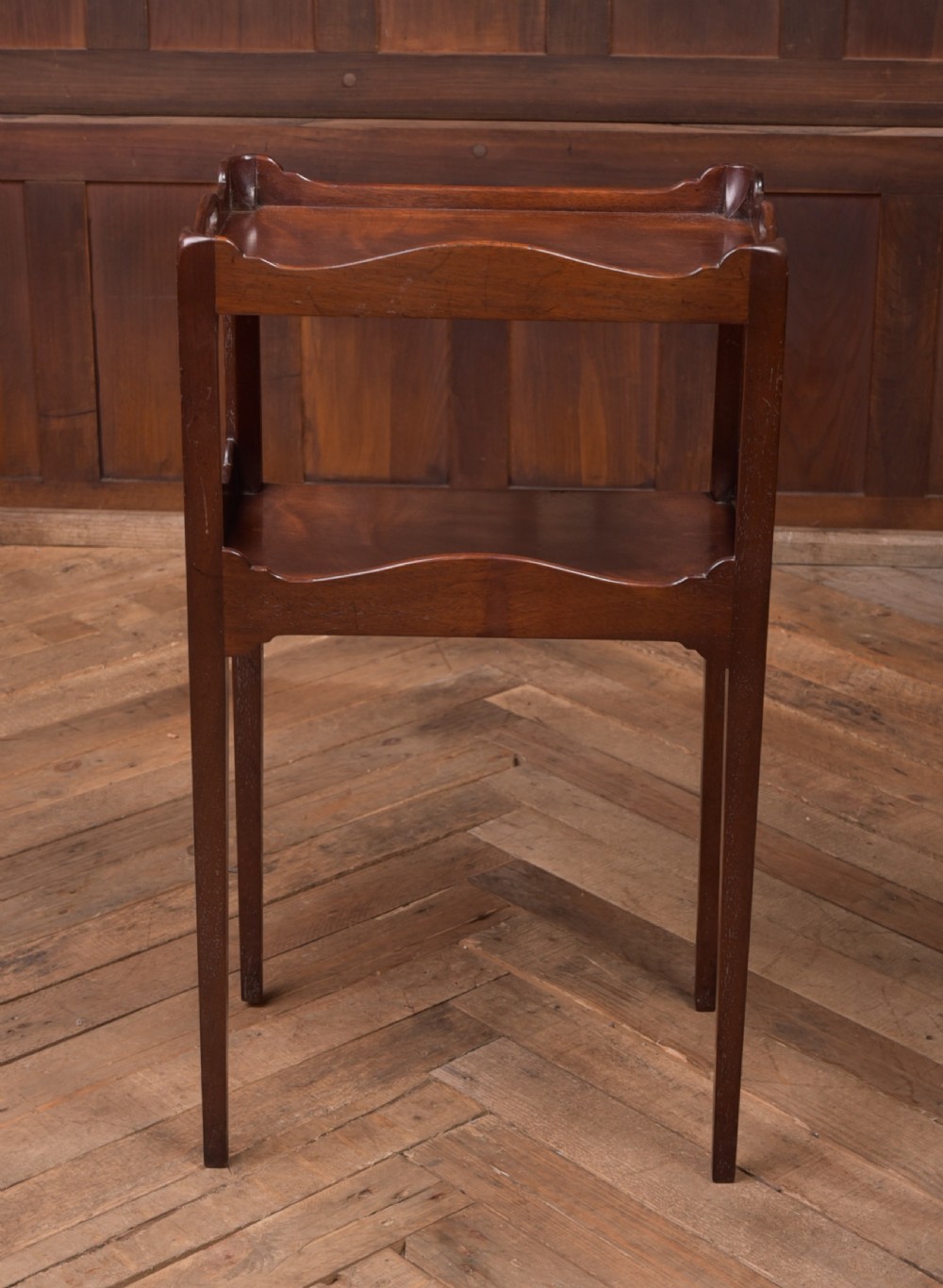 Georgian Mahogany Bedside Table View IV