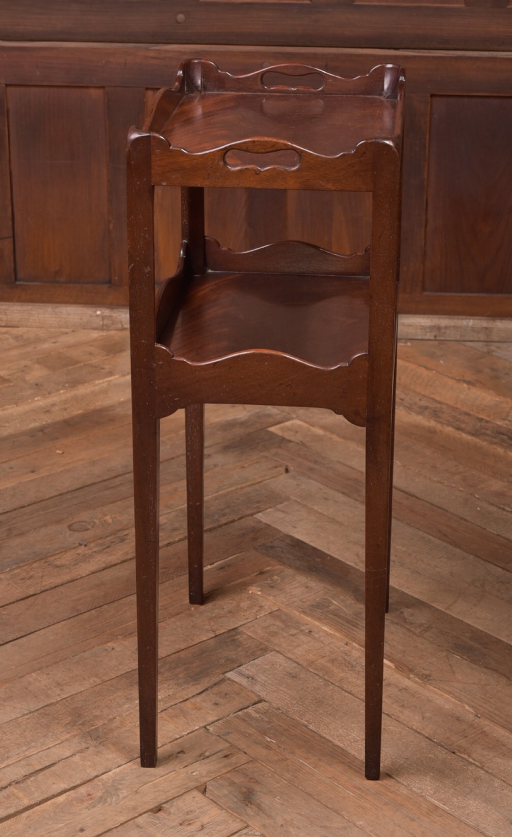 Georgian Mahogany Bedside Table View V
