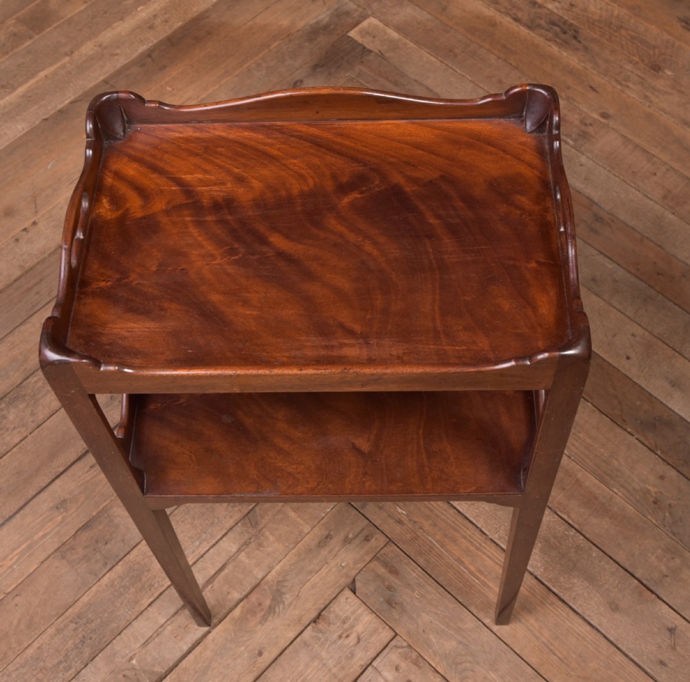 Georgian Mahogany Bedside Table View VI