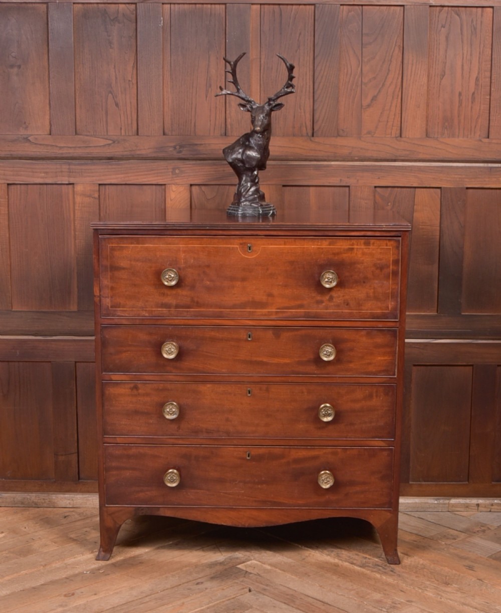 Georgian Secretaire Chest of Drawers View XIII