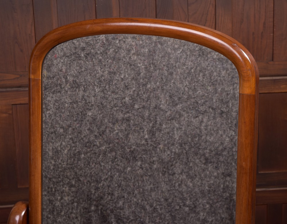 Victorian Mahogany Cheval Mirror View VIII