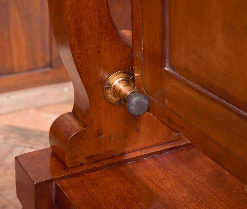 Victorian Mahogany Cheval Mirror View IX