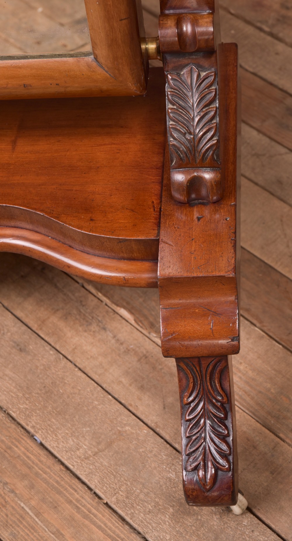 Victorian Mahogany Cheval Mirror View XVII