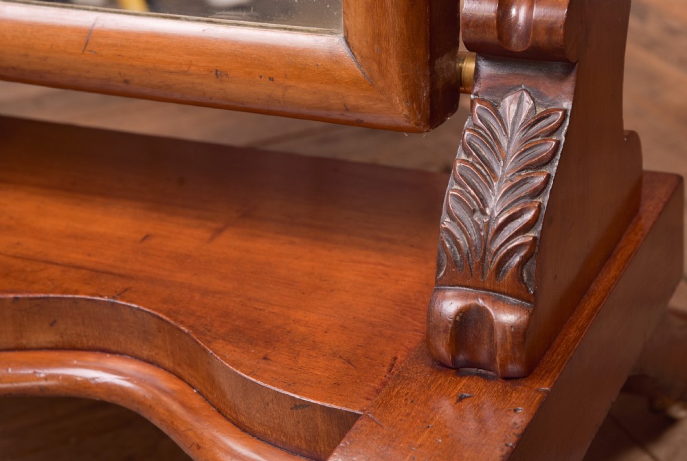 Victorian Mahogany Cheval Mirror View XVIII