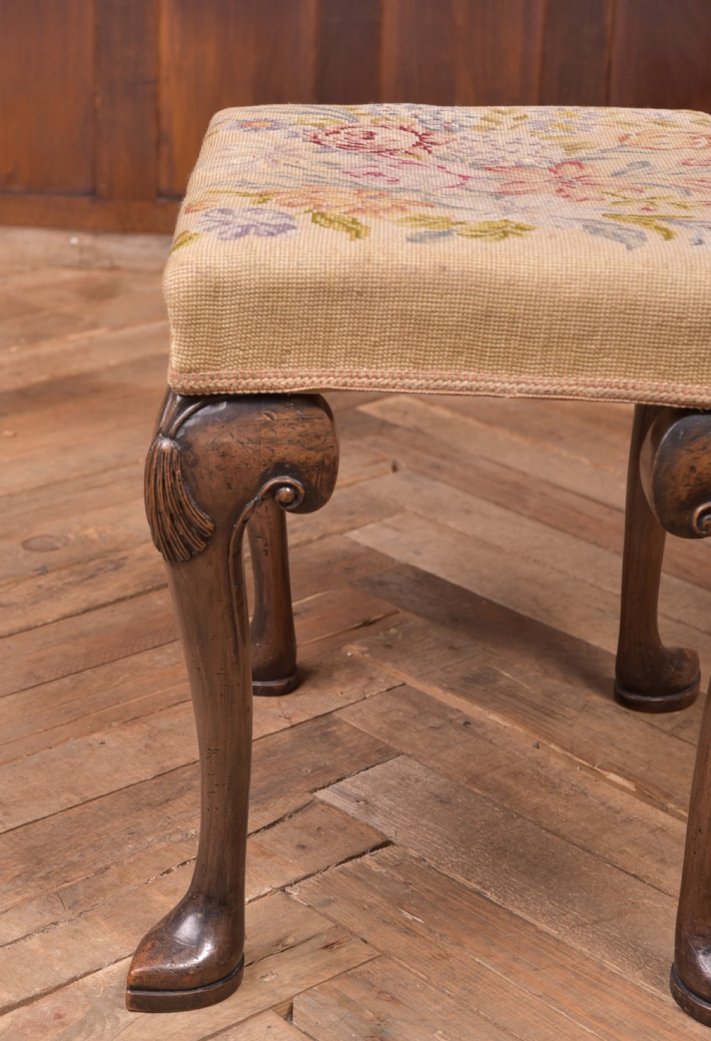 Victorian Walnut Stool View III