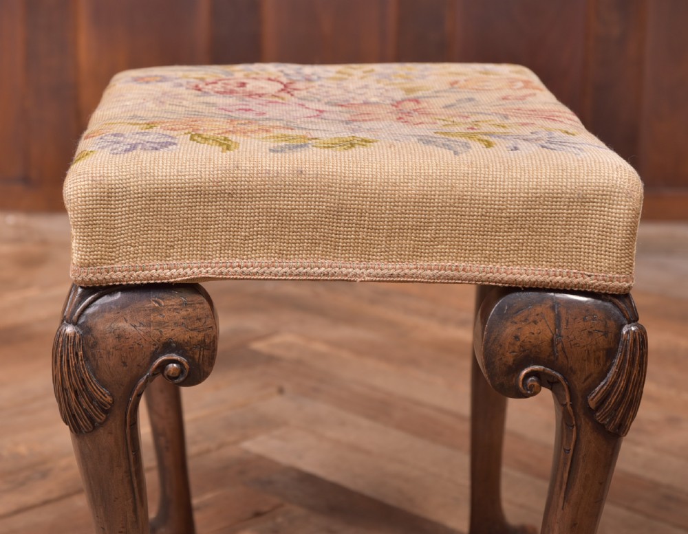 Victorian Walnut Stool View IV