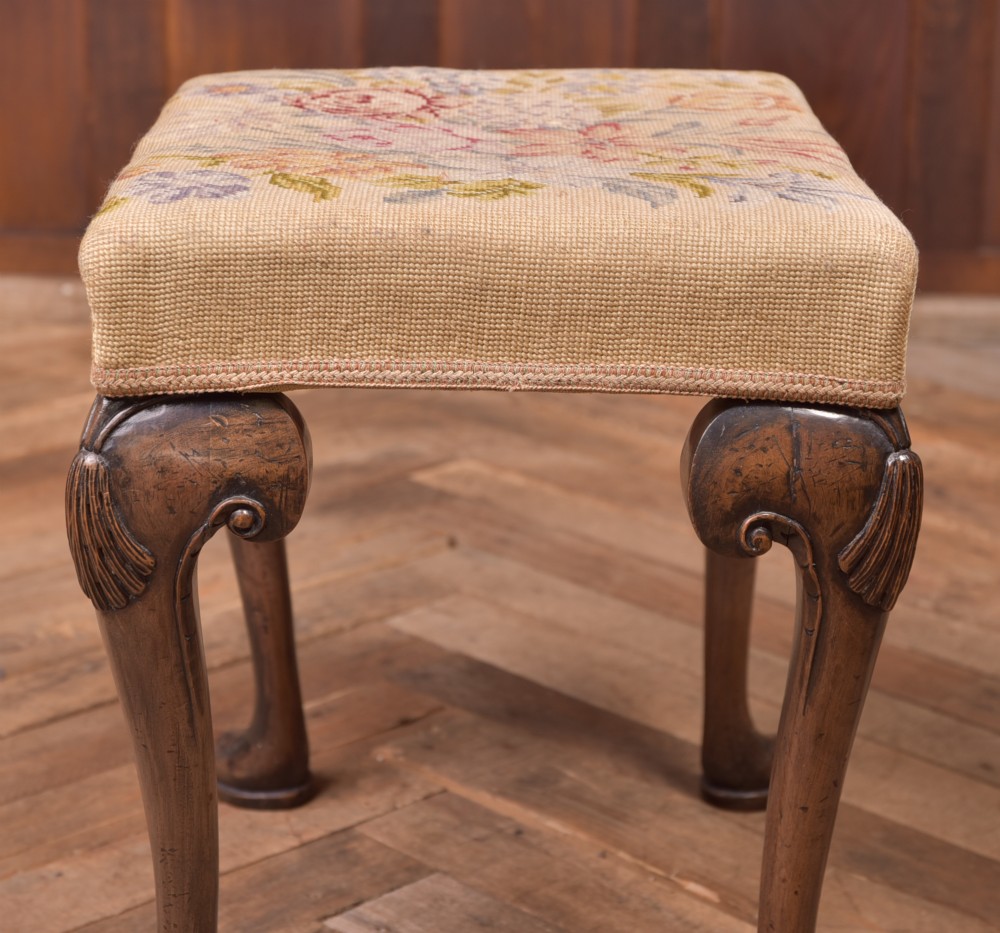 Victorian Walnut Stool View V