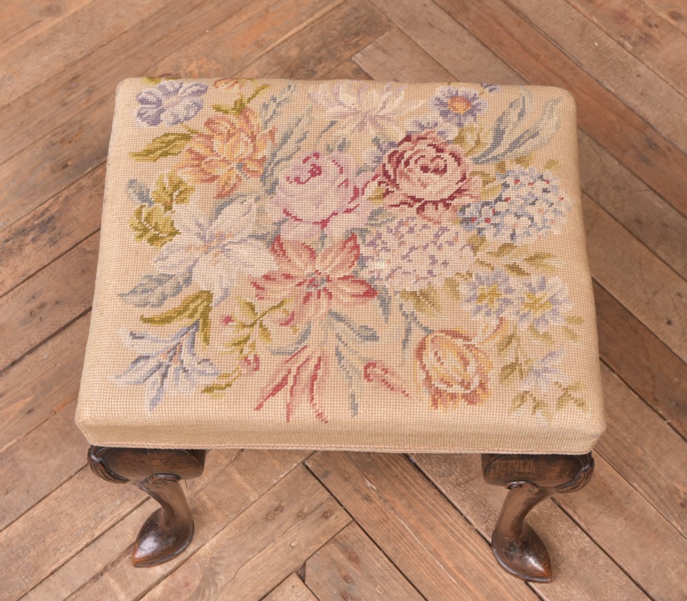 Victorian Walnut Stool View VIII
