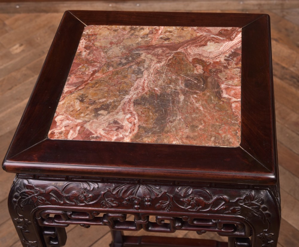 Chinese Marble top Plant Stand View V
