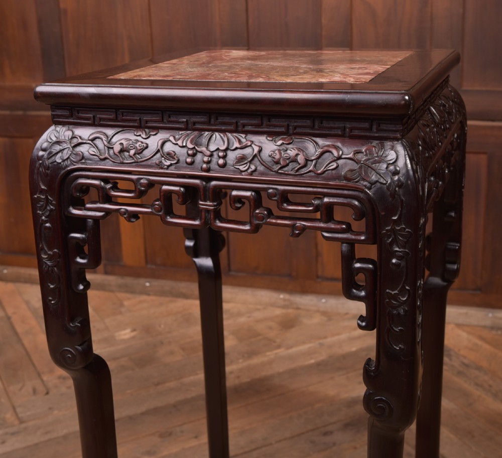 Chinese Marble top Plant Stand View VII