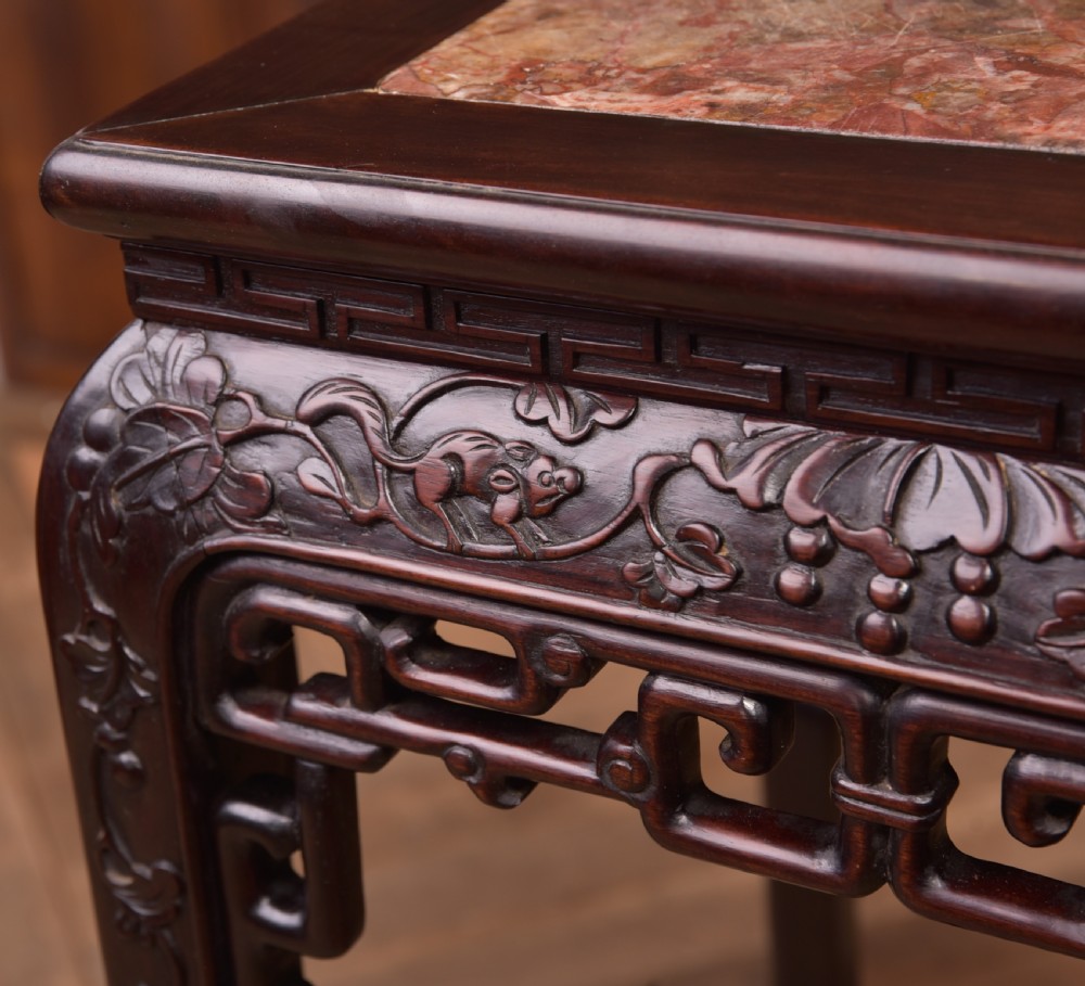 Chinese Marble top Plant Stand View VIII
