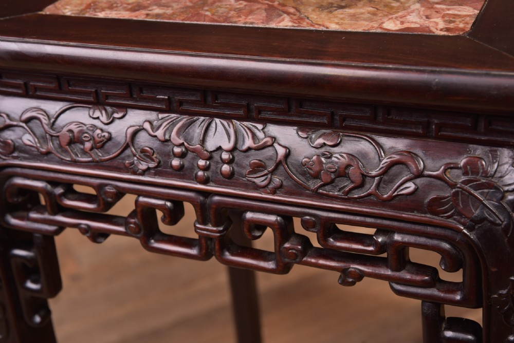 Chinese Marble top Plant Stand View IX