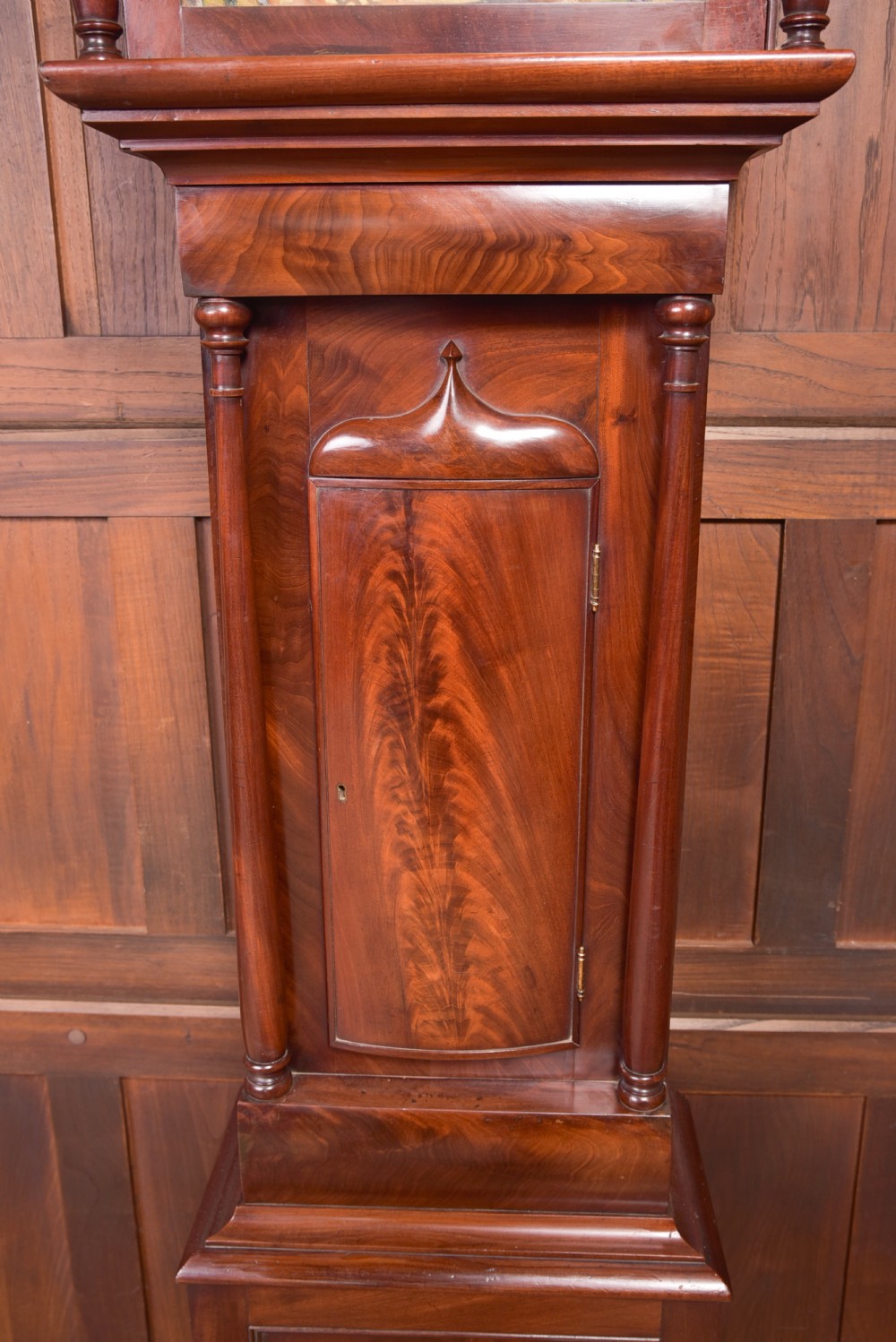 Victorian Mahogany Grandfather Clock  J Adamson of Friockheim View II