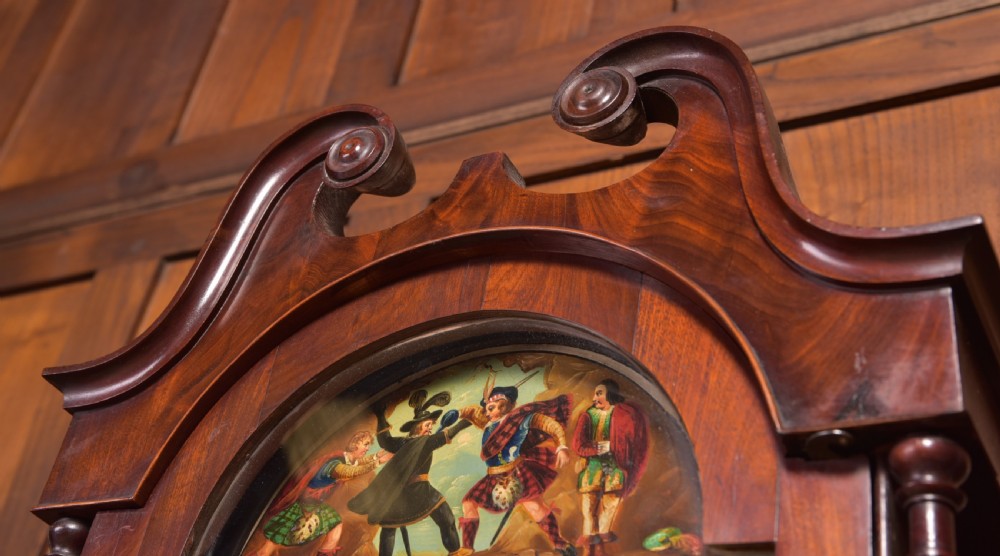 Victorian Mahogany Grandfather Clock  J Adamson of Friockheim View VI