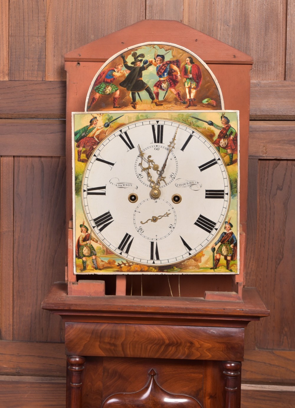 Victorian Mahogany Grandfather Clock  J Adamson of Friockheim View VIII