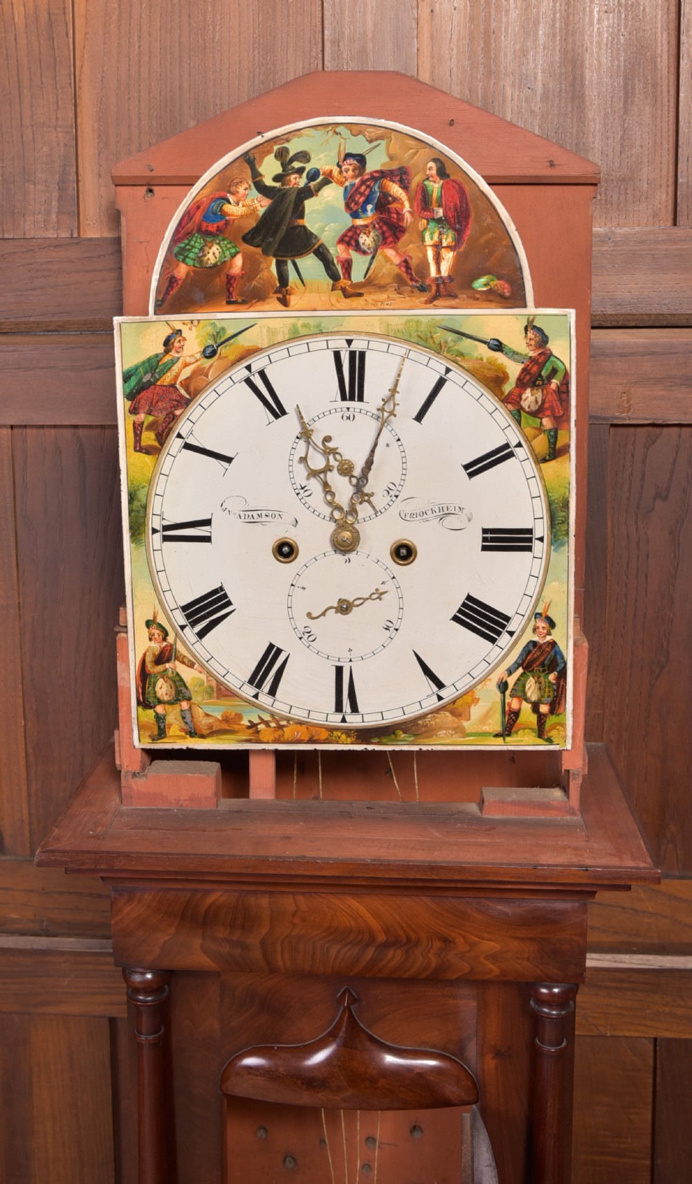 Victorian Mahogany Grandfather Clock  J Adamson of Friockheim View IX