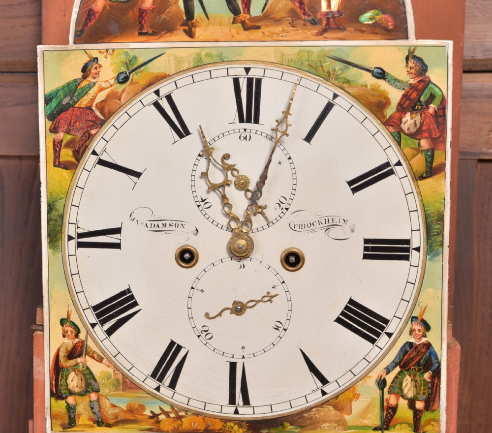 Victorian Mahogany Grandfather Clock  J Adamson of Friockheim View X