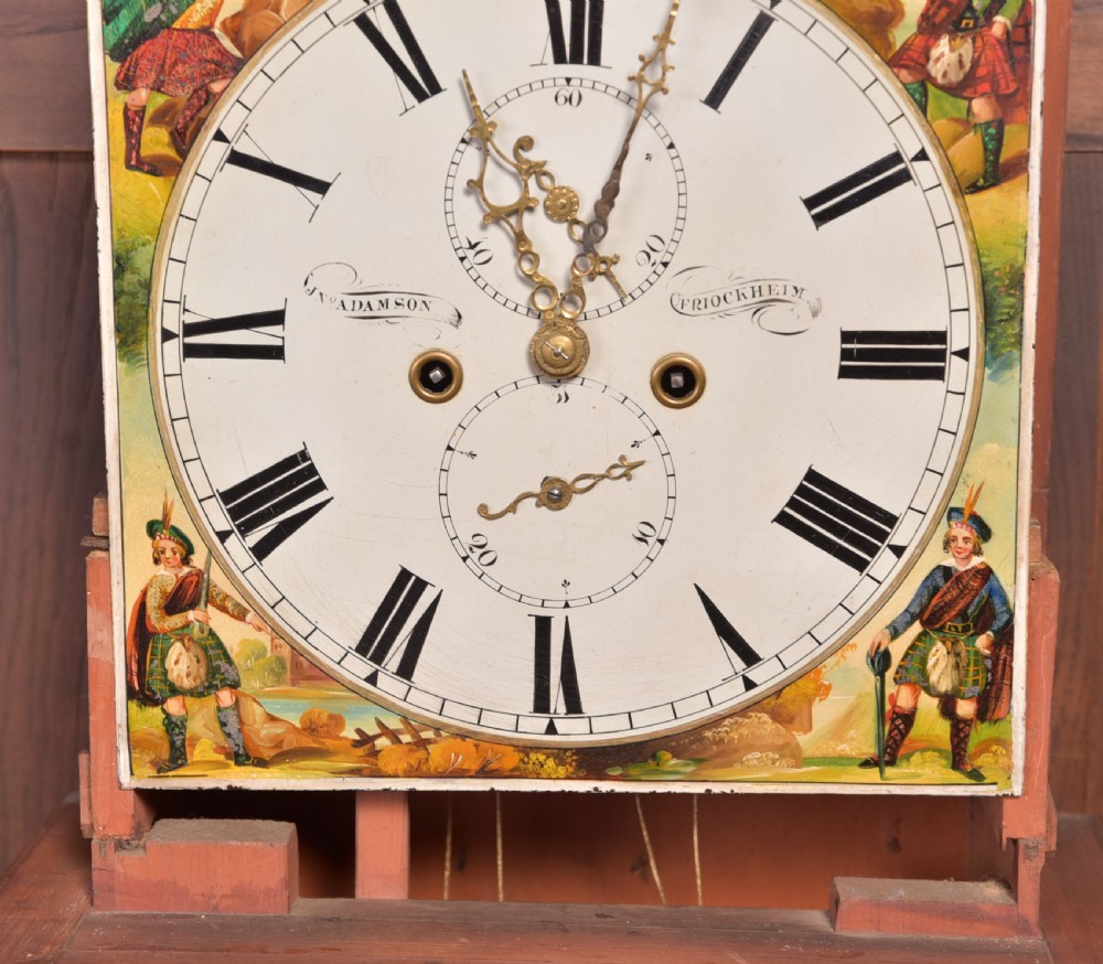 Victorian Mahogany Grandfather Clock  J Adamson of Friockheim View XII