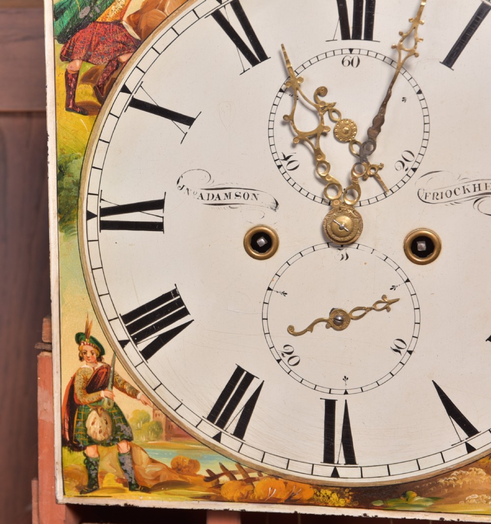 Victorian Mahogany Grandfather Clock  J Adamson of Friockheim View XIV