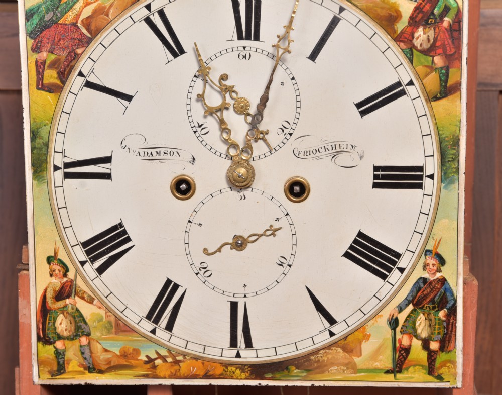 Victorian Mahogany Grandfather Clock  J Adamson of Friockheim View XV