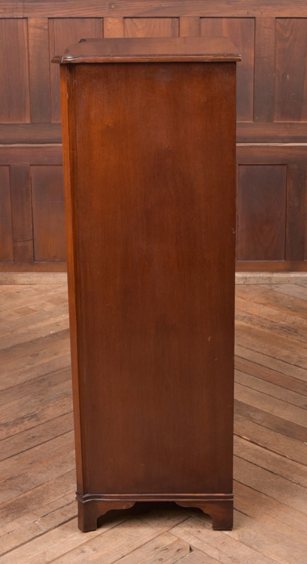 Edwardian Serpentine Chest of Drawers View IX