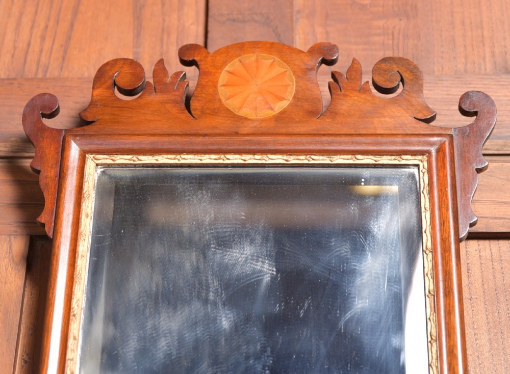 Edwardian Inlaid Wall Mirror View III