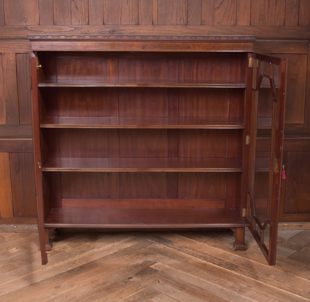 Edwardian Mahogany 3 Shelf Bookcase View III