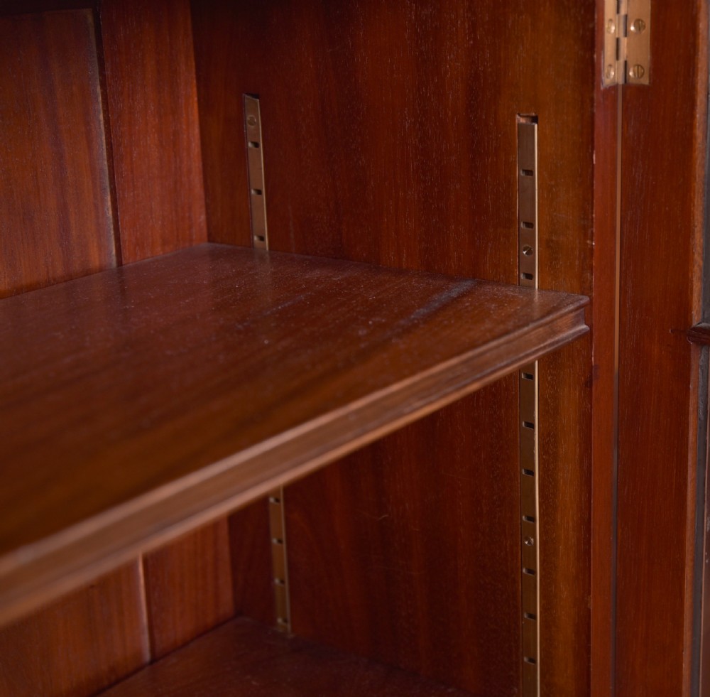 Edwardian Mahogany 3 Shelf Bookcase View IV