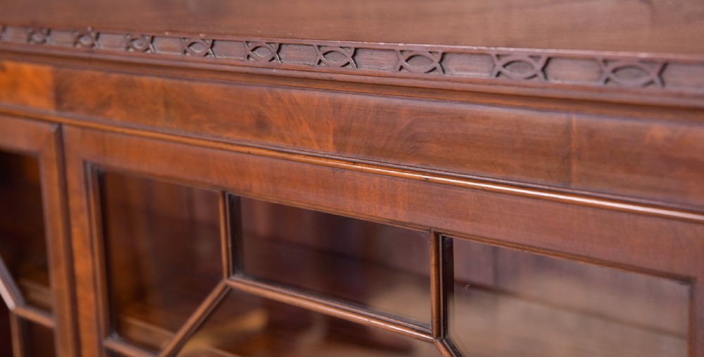 Edwardian Mahogany 3 Shelf Bookcase View XIX