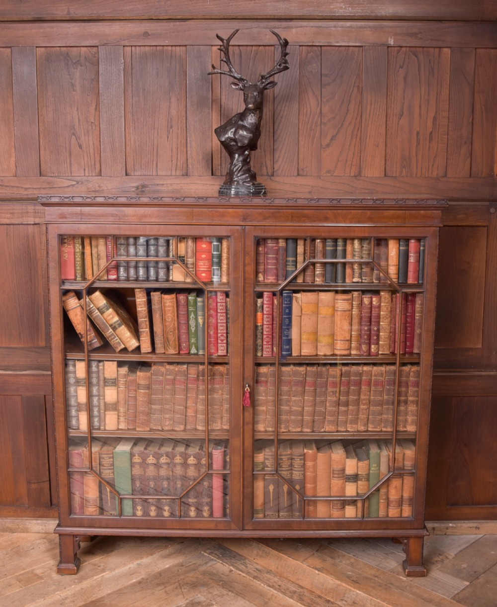 Edwardian Mahogany 3 Shelf Bookcase View XXI