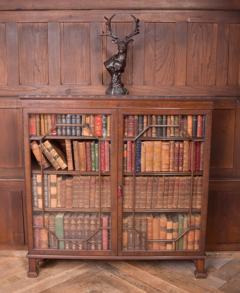 Edwardian Mahogany 3 Shelf Bookcase