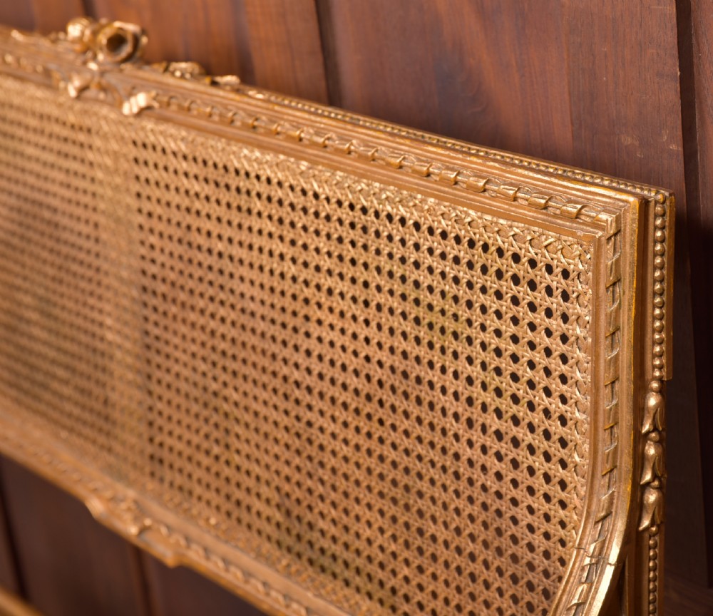 Carved Gilt Bergere Sofa View V