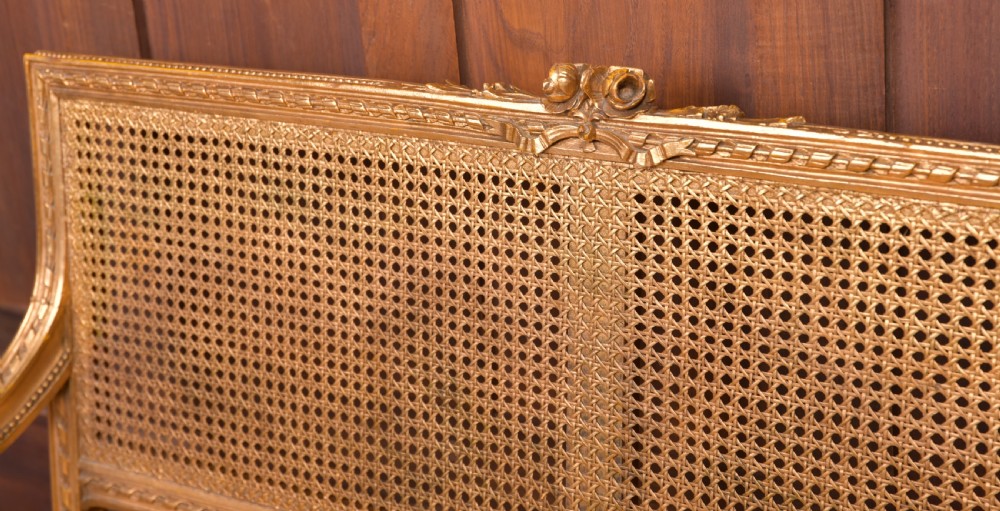 Carved Gilt Bergere Sofa View XIV