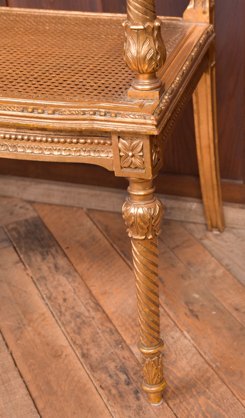 Carved Gilt Bergere Sofa View XVI